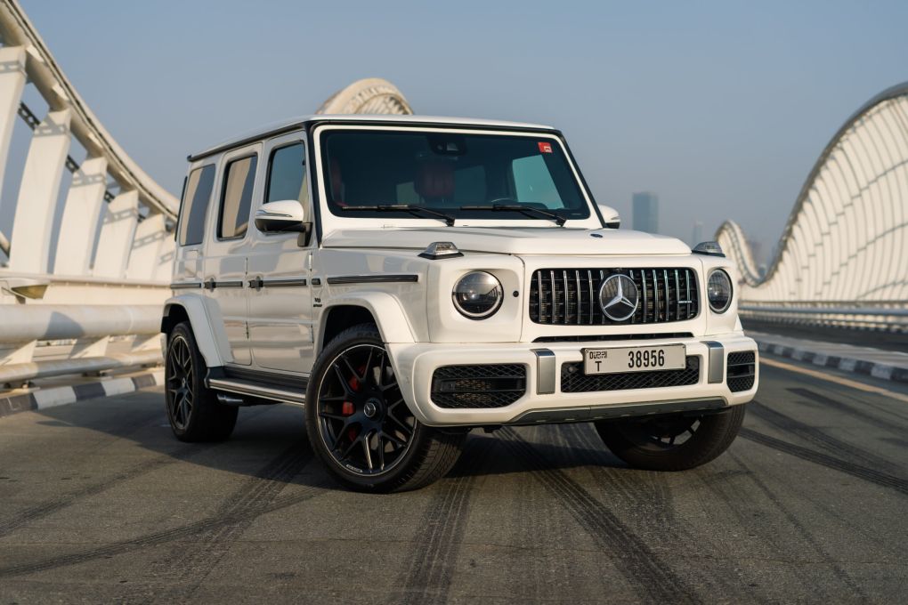  rental in DubaiMercedes-Benz AMG G63 White