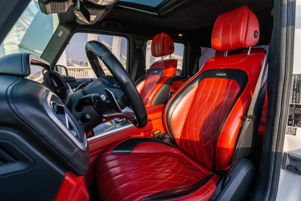  rental in DubaiMercedes-Benz AMG G63 White